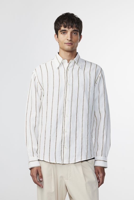 NN07 Quinsy Shirt in Multi Stripe