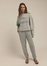 Load image into Gallery viewer, Favorite Daughter Cropped Collegiate Sweatshirt
