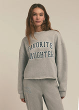 Load image into Gallery viewer, Favorite Daughter Cropped Collegiate Sweatshirt
